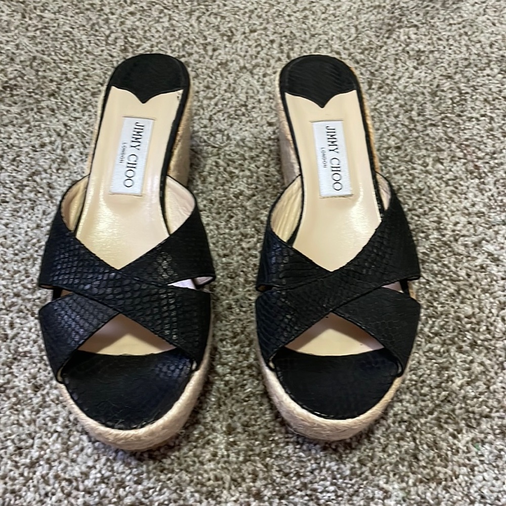 Jimmy Choo Wedge Sandals size 40Eu